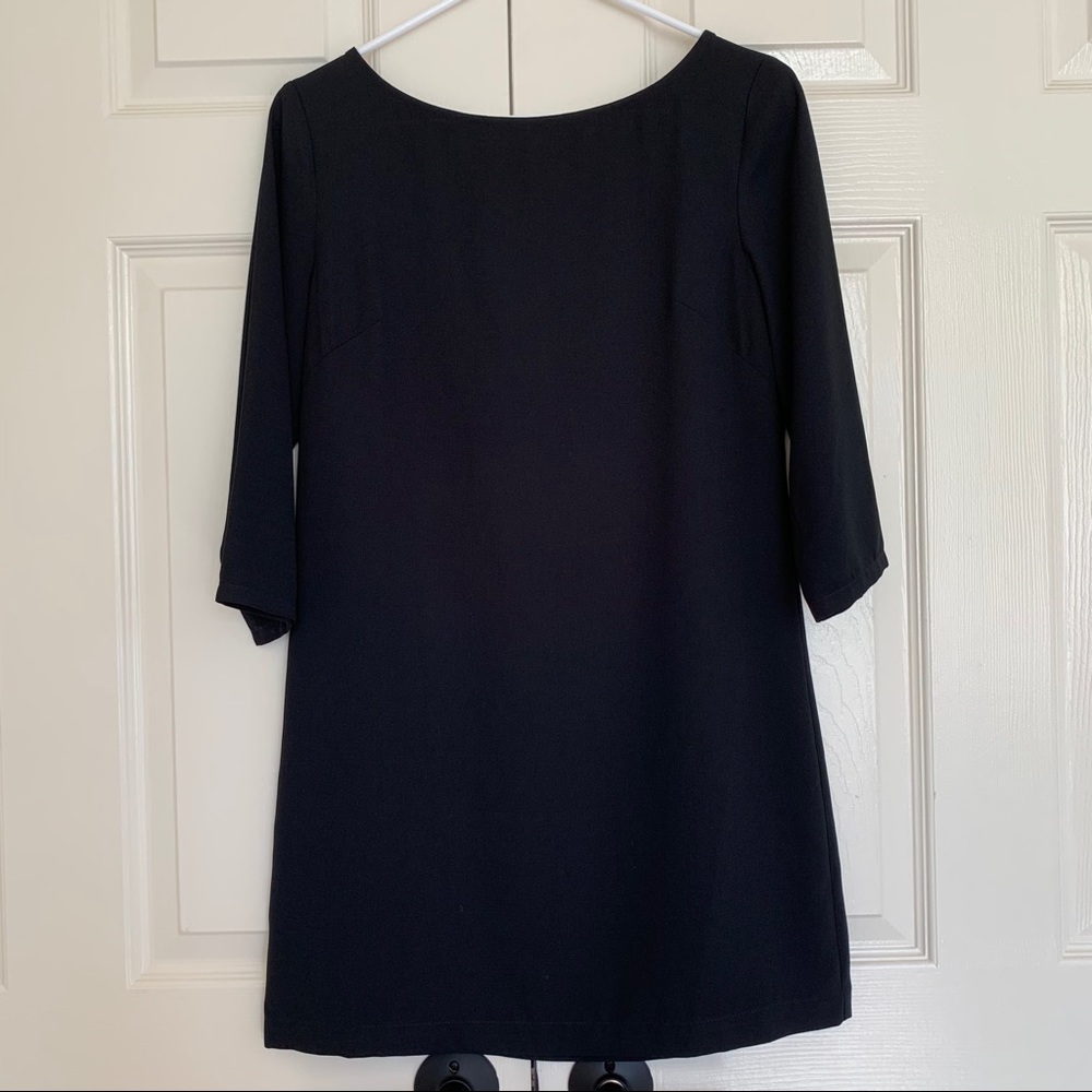 Leith black sheath minidress size xs